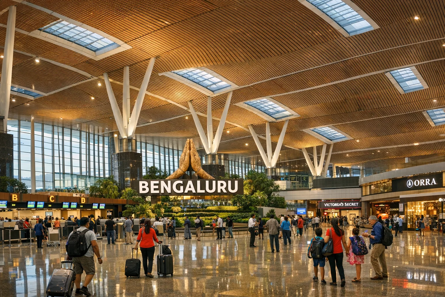 Kempegowda International Airport Bengaluru terminal BLR
