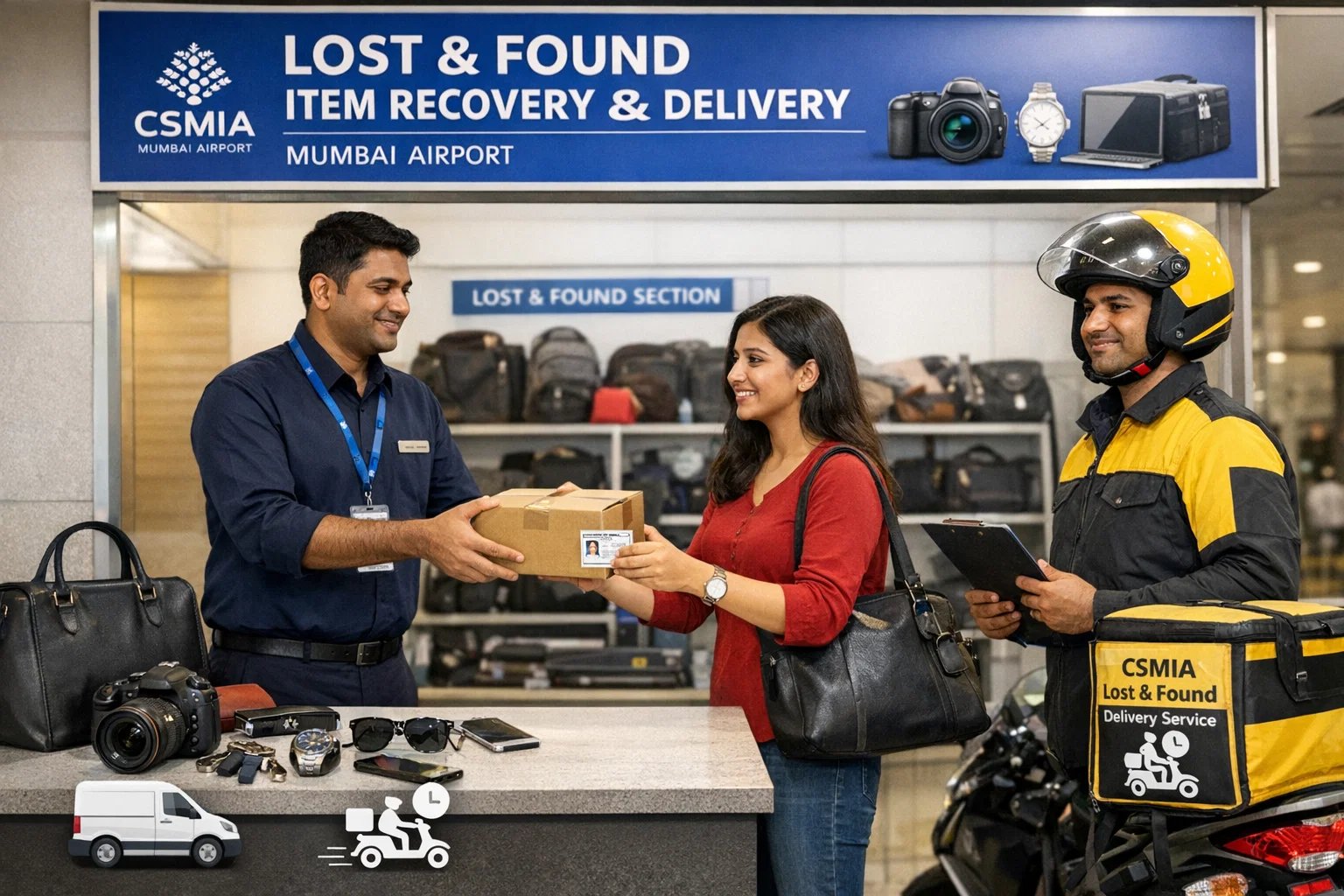 Forgot item at Mumbai Airport (CSMIA) lost and found recovery