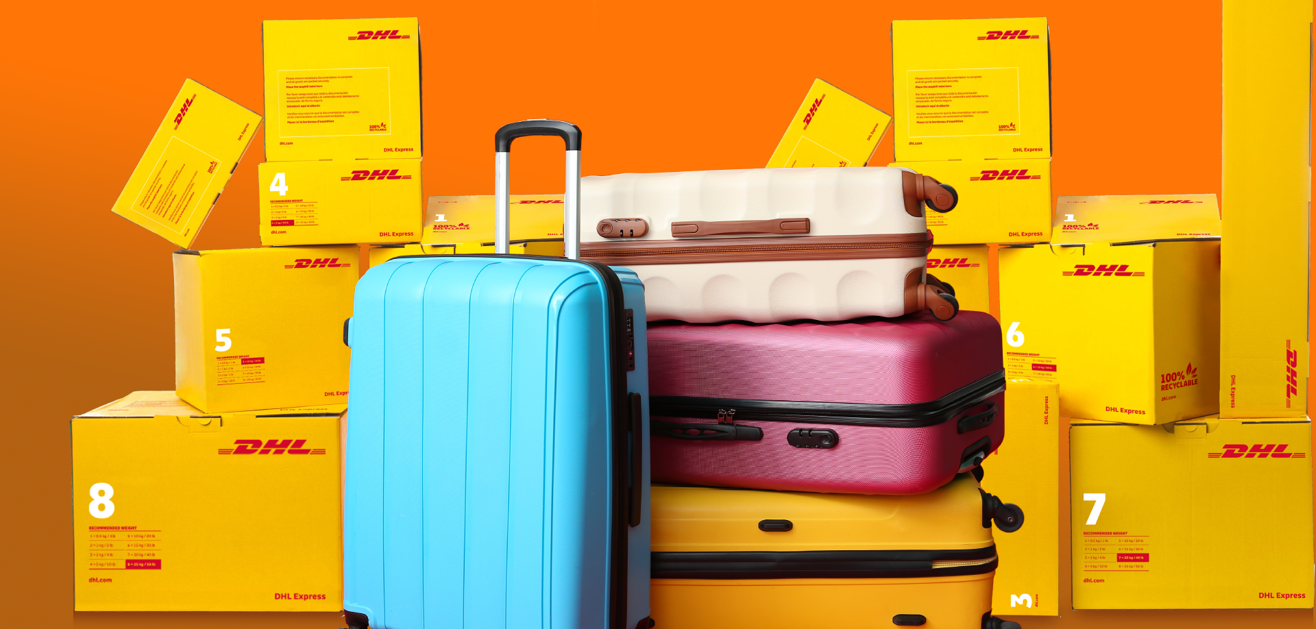international luggage shipping service from India door to door baggage delivery worldwide